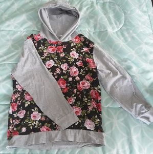 Floral hoodie